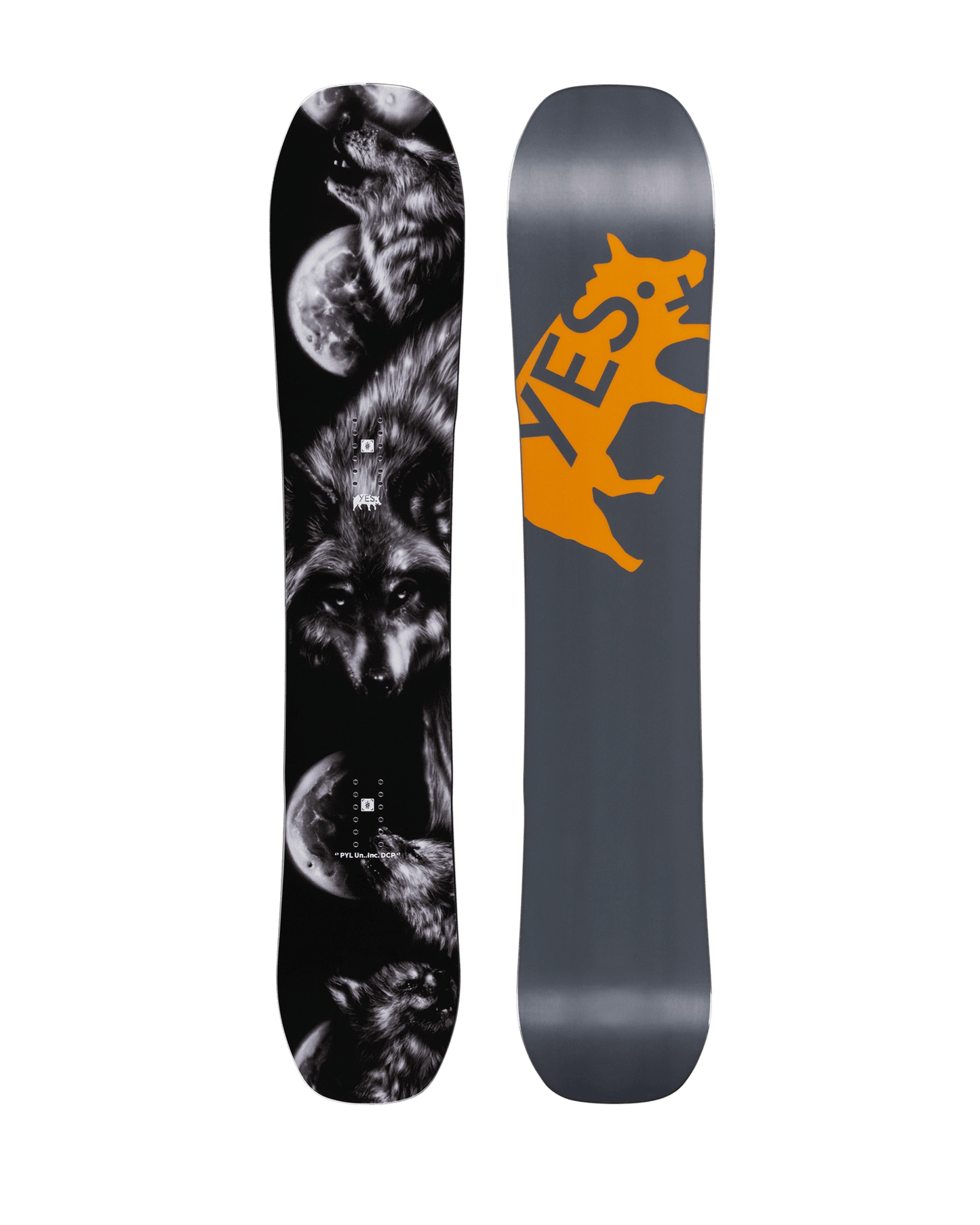 Snowboards for men. PYL Uninc DCP Xtrm 2025 in multicolor. #YES snowboards. 2025