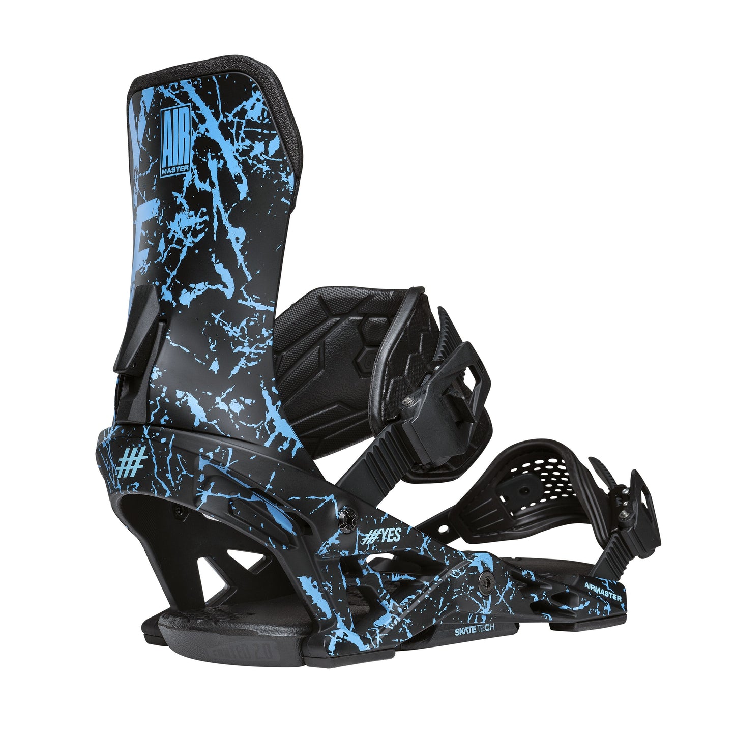 burton freestyle men's snowboard bindings 2017/18 Airmaster Men's Snowboard Bindings Outdoor Splatter Grey