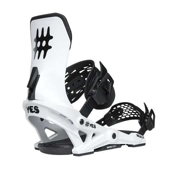 YES スノーボードビンディング SELECT Mサイズ Select Men's Snowboard Bindings White Goods Outdoor | YES